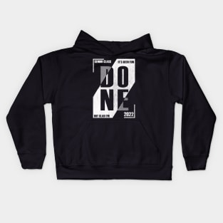 Done senior class of  senior graduation Kids Hoodie